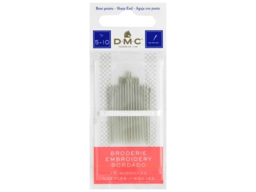 DMC Embroidery Needles #1765/3 Size 5-10